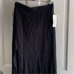 RVCA black maxi skirt NWT